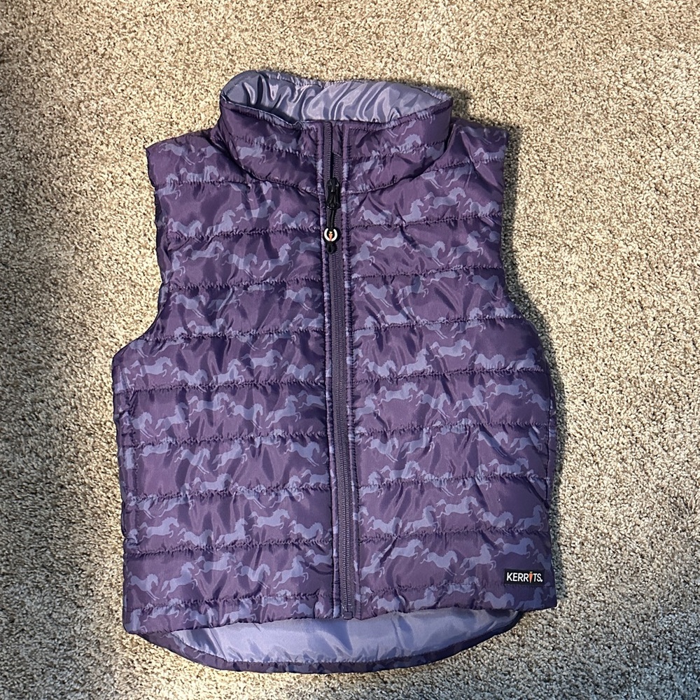 Kerrits Purple Quilted Vest